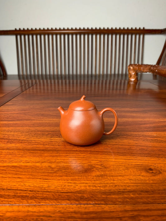 Yixing Teapot Eggplant 122ml authentic yixing zhu ni clay full handmade