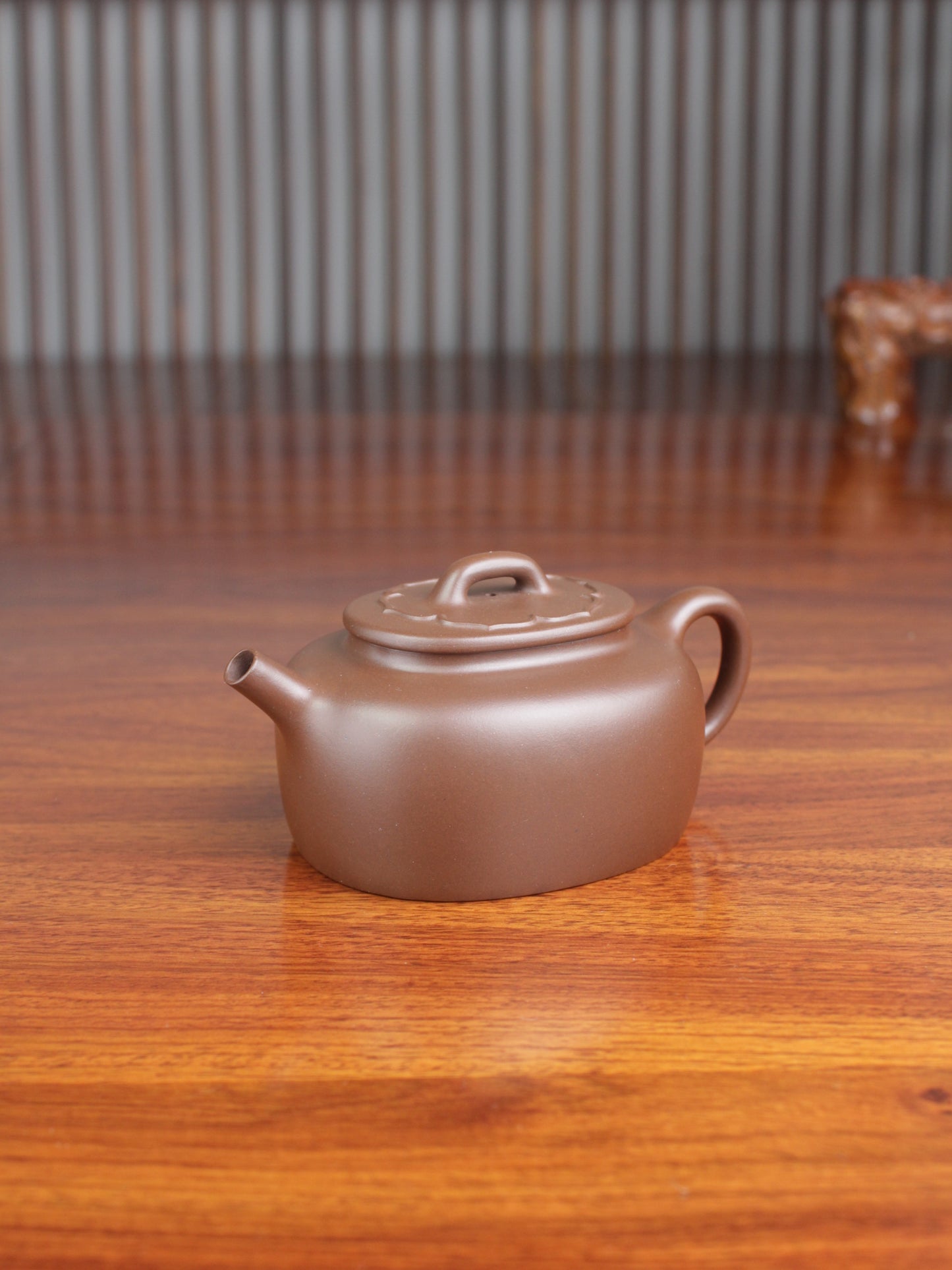 Yixing teapot tuo yuan fully handmade 195ml Lao zi ni zisha clay