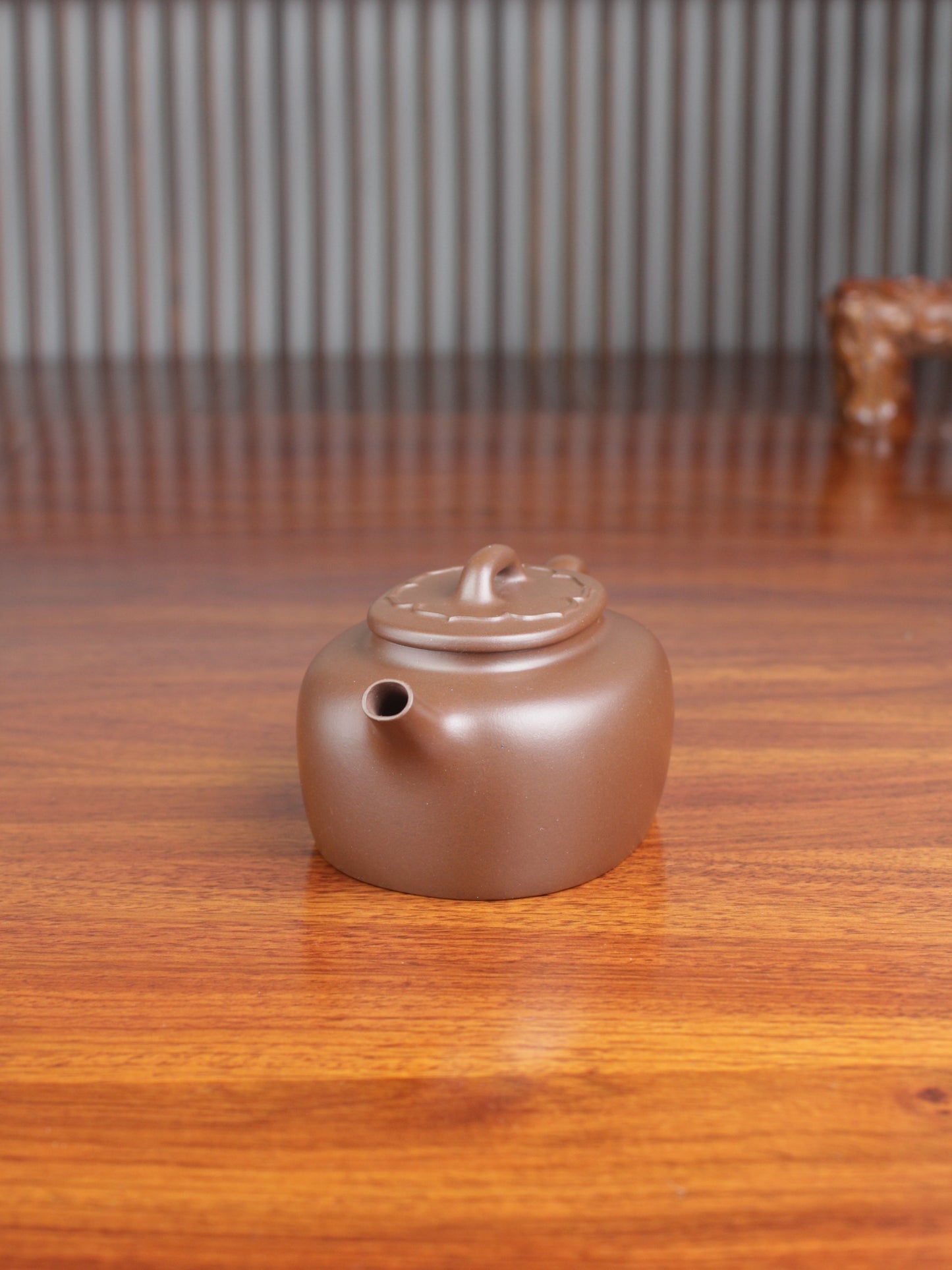 Yixing teapot tuo yuan fully handmade 195ml Lao zi ni zisha clay