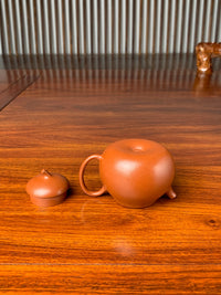 Yixing Teapot Eggplant 122ml authentic yixing zhu ni clay full handmade