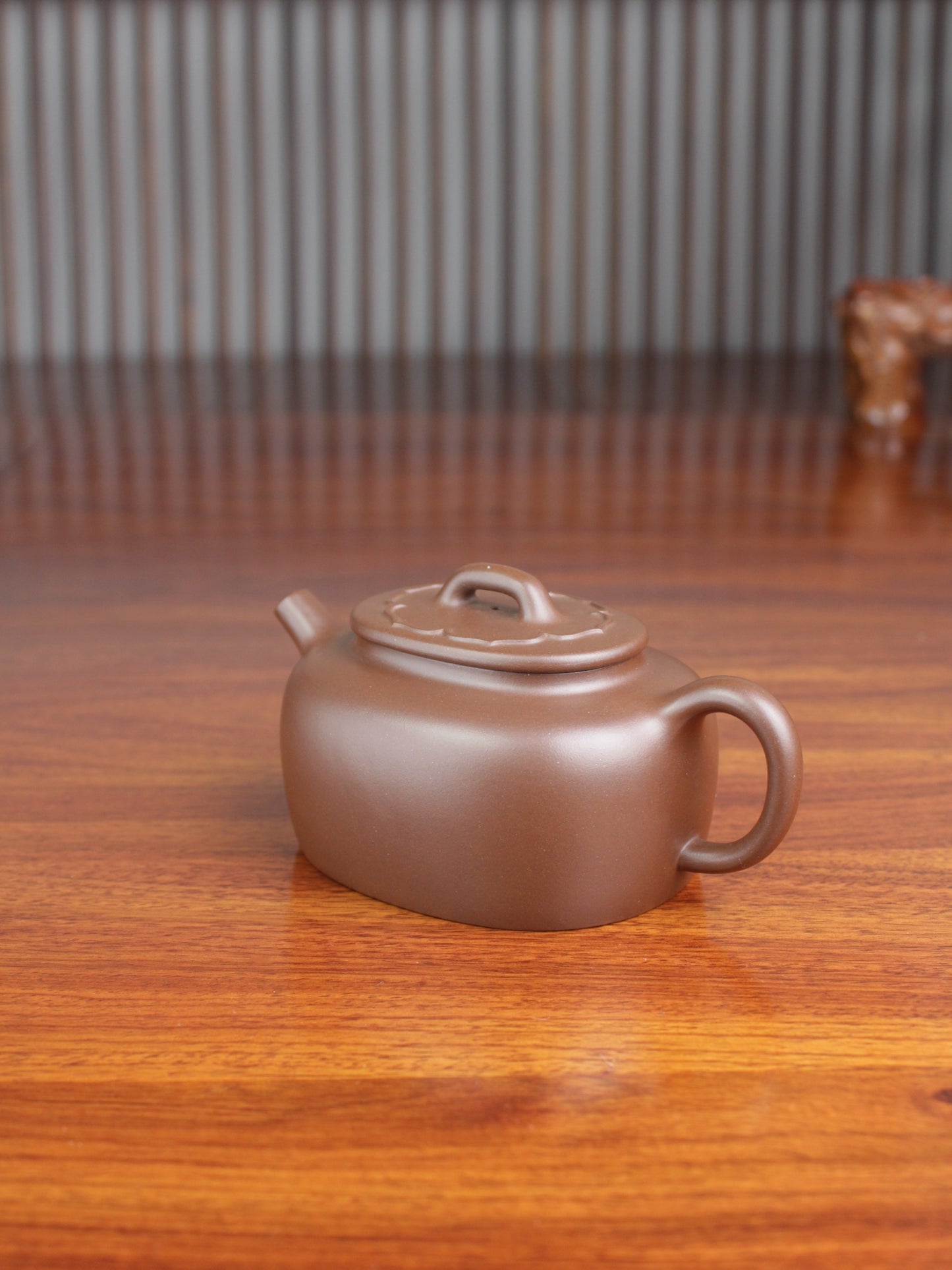 Yixing teapot tuo yuan fully handmade 195ml Lao zi ni zisha clay