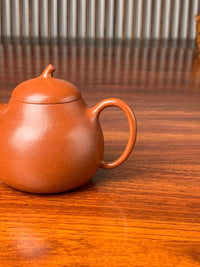 Yixing Teapot Eggplant 122ml authentic yixing zhu ni clay full handmade