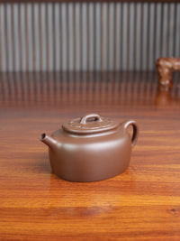 Yixing teapot tuo yuan fully handmade 195ml Lao zi ni zisha clay