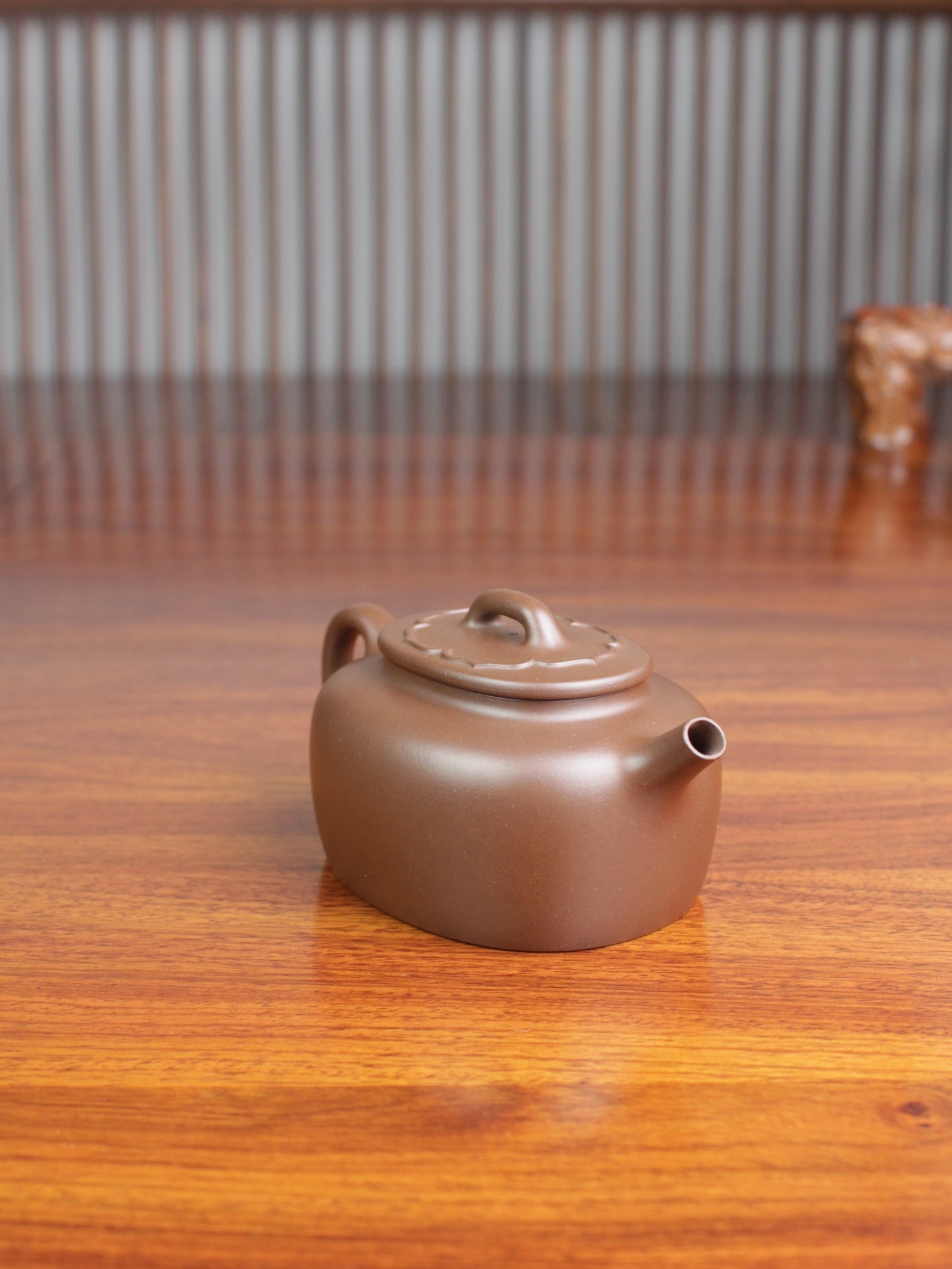 Yixing teapot tuo yuan fully handmade 195ml Lao zi ni zisha clay