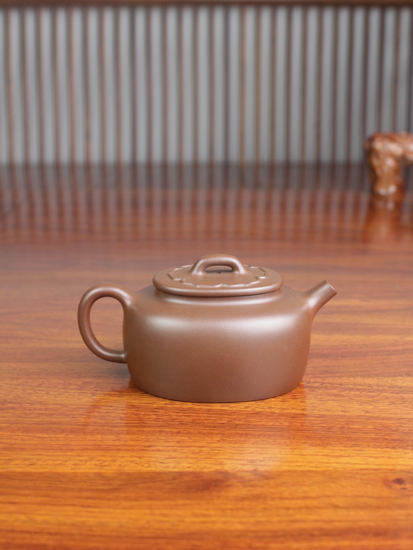 Yixing teapot tuo yuan fully handmade 195ml Lao zi ni zisha clay