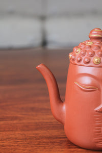 Yixing teapot Buddha half handmade with good zhu ni 135ml