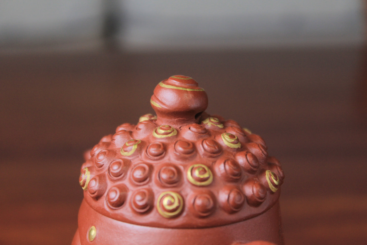 Yixing teapot Buddha half handmade with good zhu ni 135ml