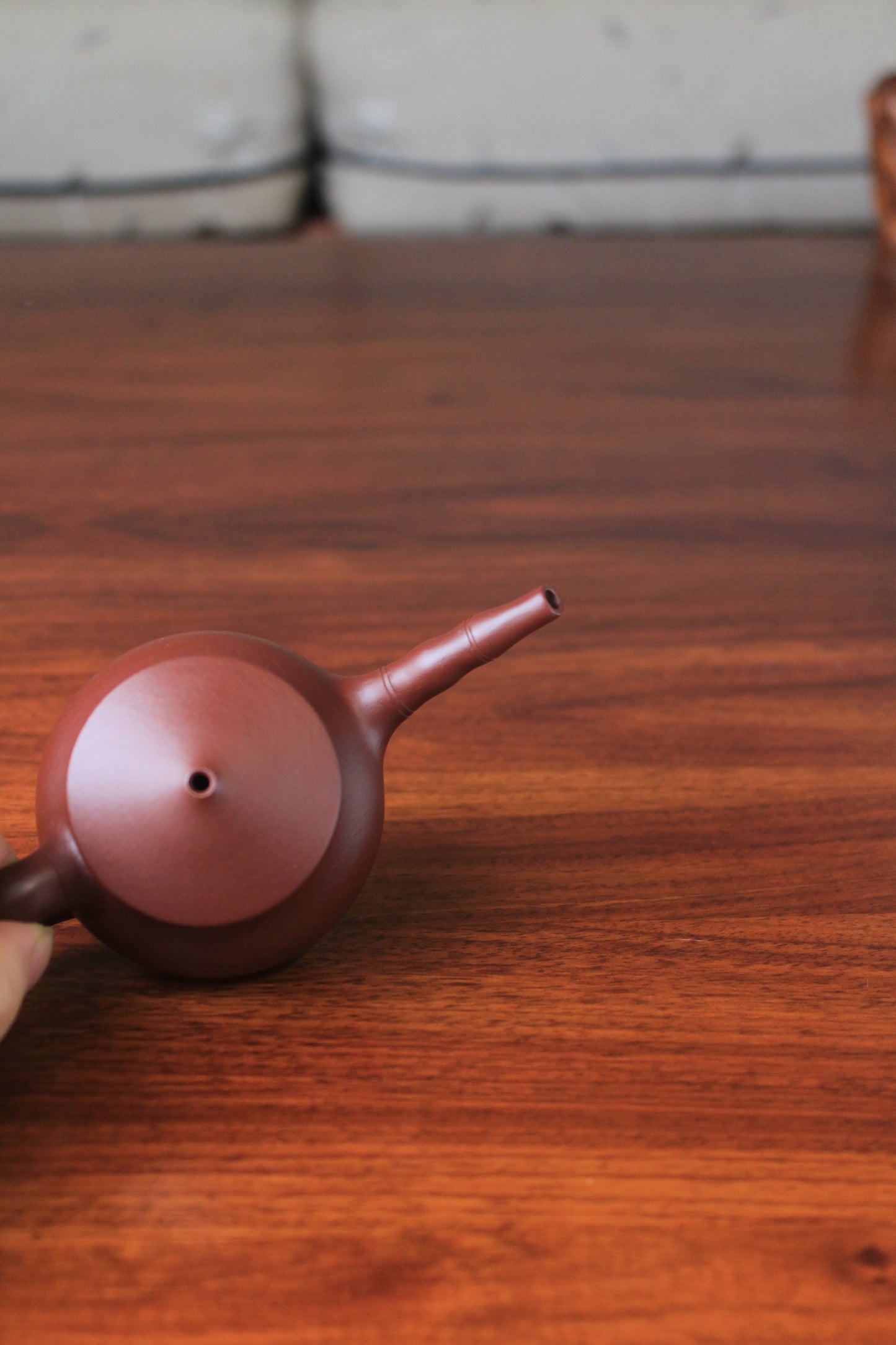 yixing teapot fish man half handmade with good zi ni 75ml