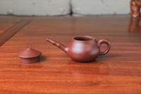yixing teapot fish man half handmade with good zi ni 75ml