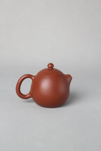 back view of the cute small dragon egg zisha teapot