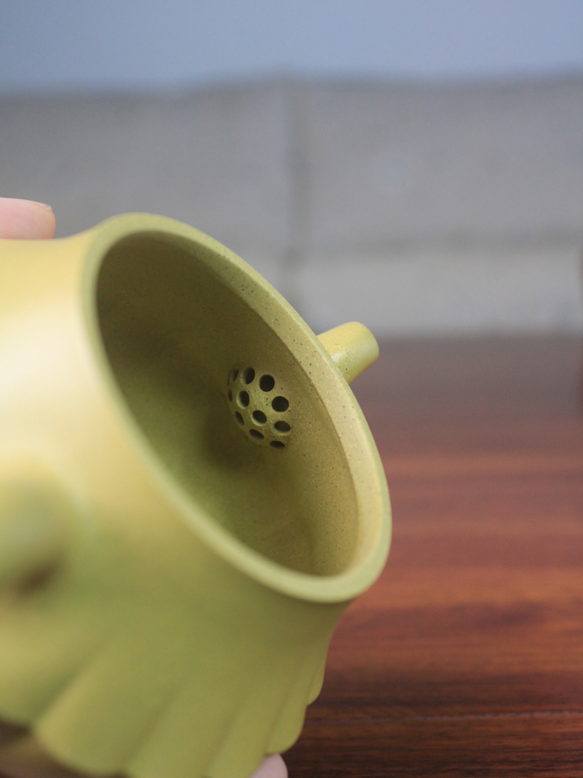 perfect filter of the zisha teapot handamde with authentic yixing clay