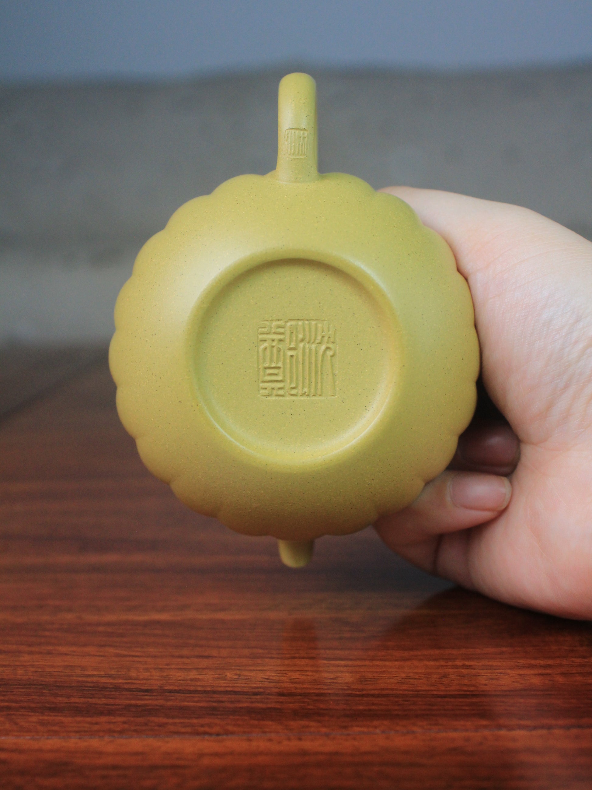 Bottom of the zisha teapot 