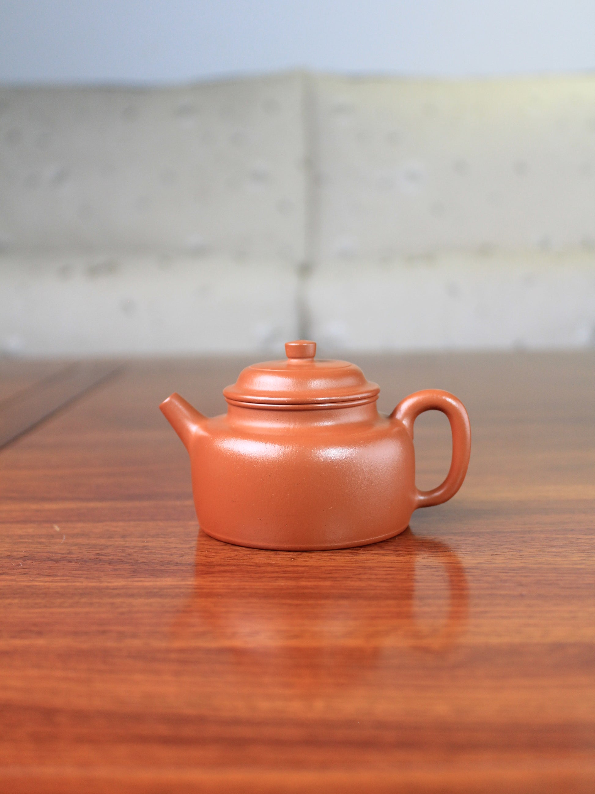 zhuni zisha teapot named De zhong handmade by teapot artist