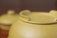 the bottom detail of zisha teapot, handmade with purple clay from teapot art zisha art gallery 