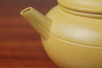 the spout of zisha teapot, handmade with purple clay from teapot art zisha art gallery 