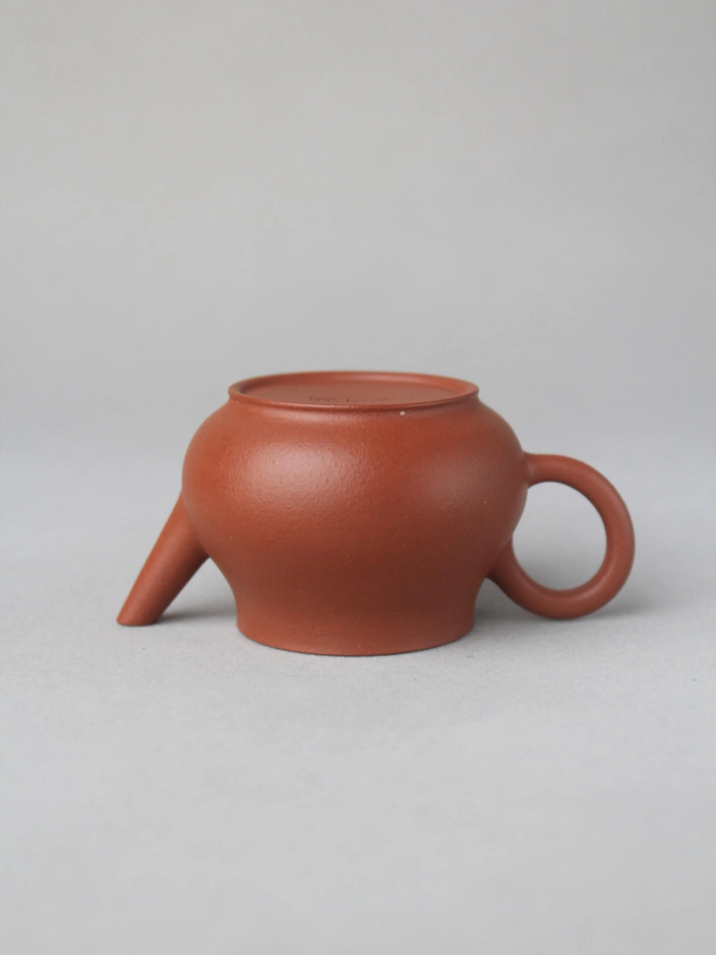 the details of the small zisha teapot