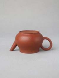 the details of the small zisha teapot