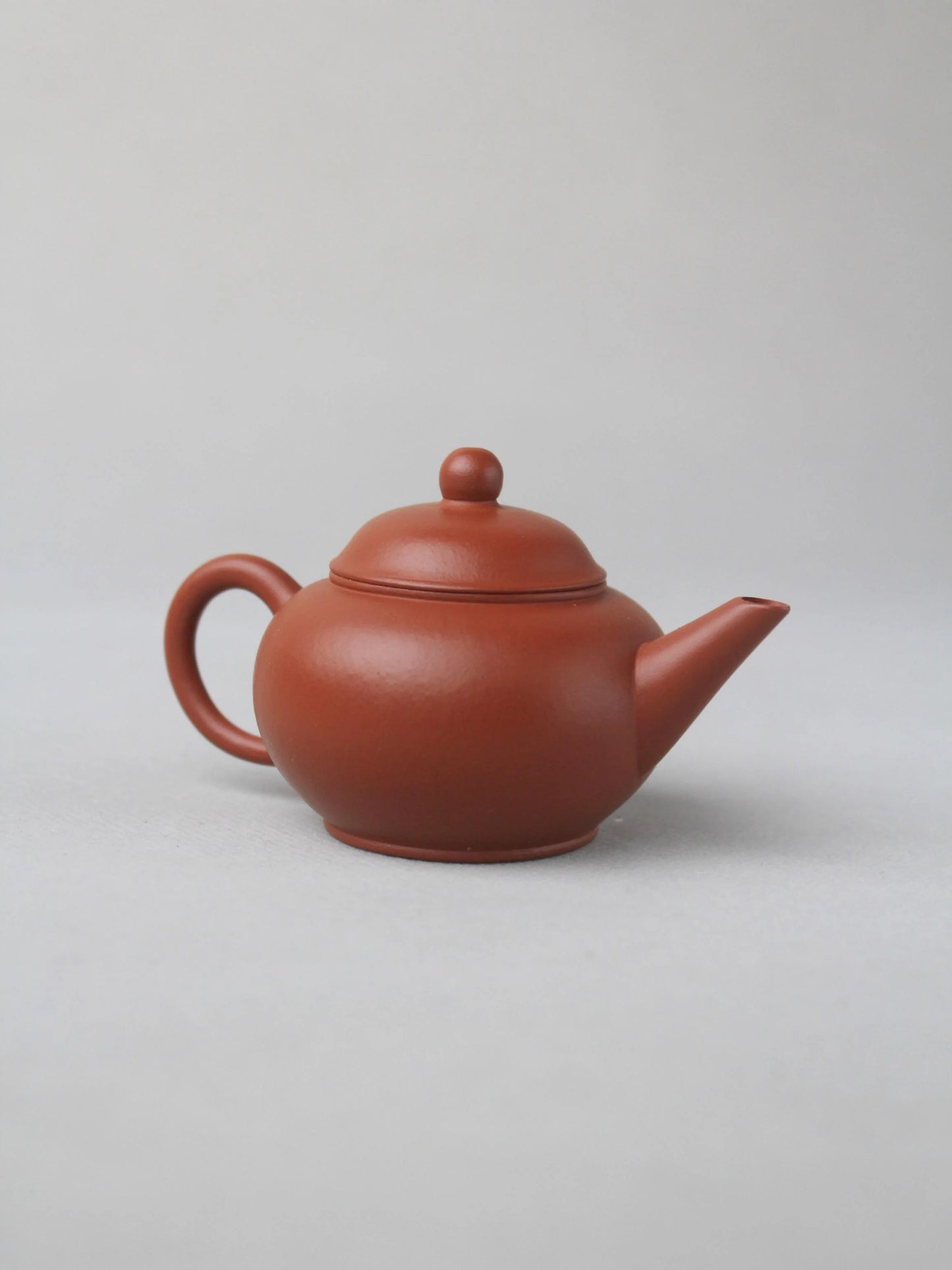 small zisha teapot for gongutea - left view