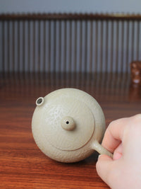zisha teapot handmade specially for loose leaf tea - top view