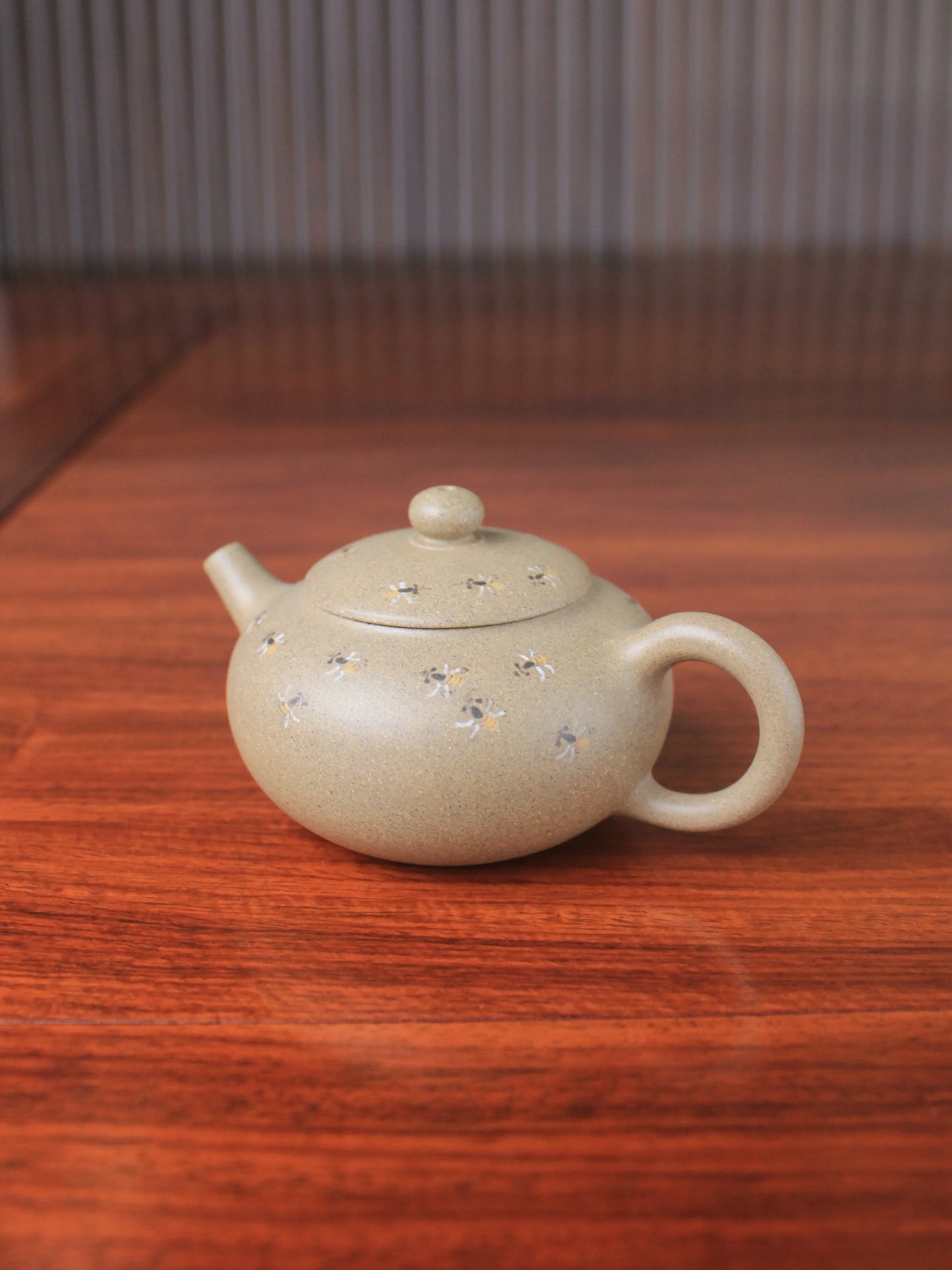 small yixing zisha teapot suitable for gongfutea - side view
