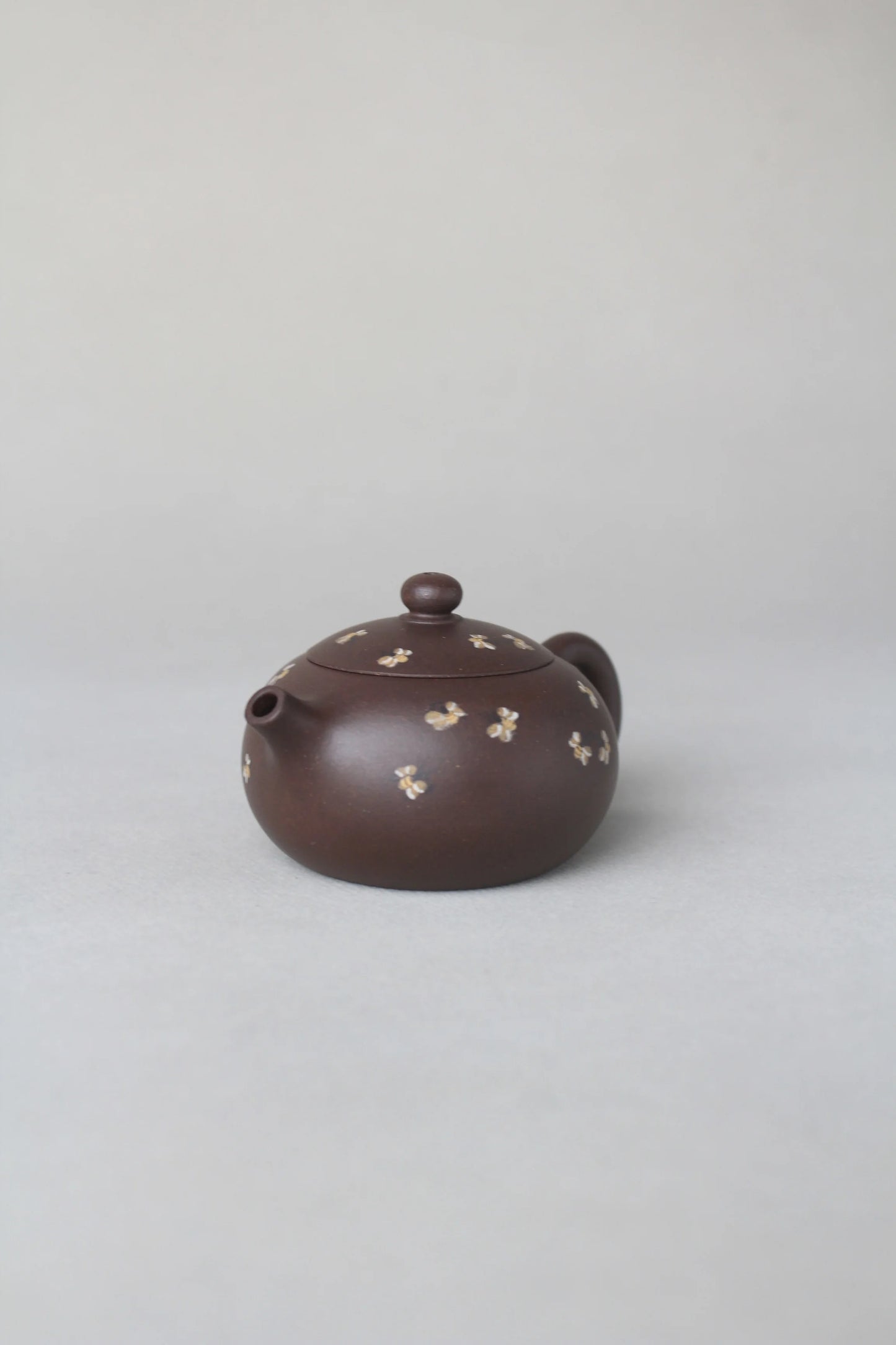 right view of small zisha teapot named xishi