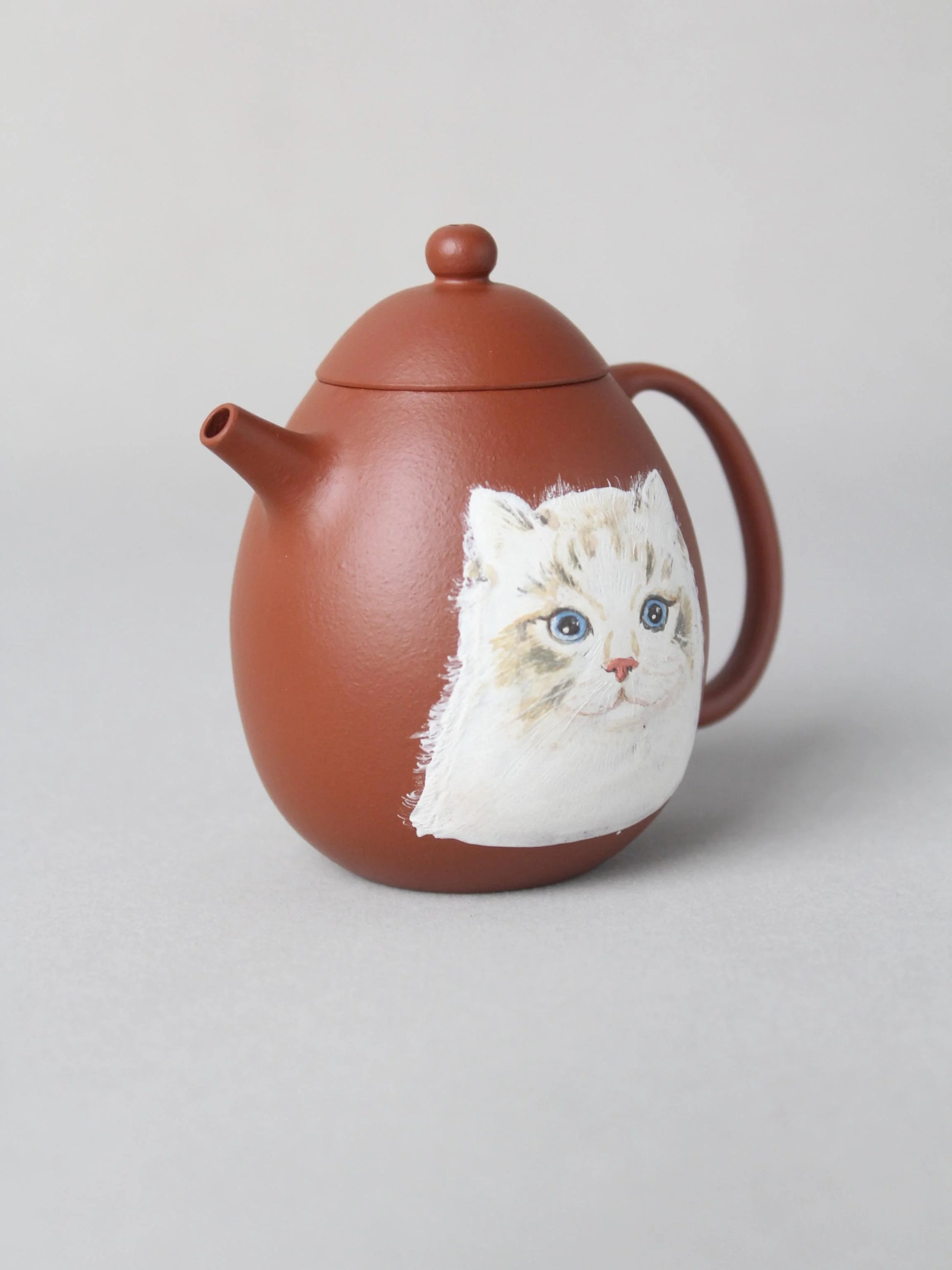 the right view of the dragon egg zisha teapot