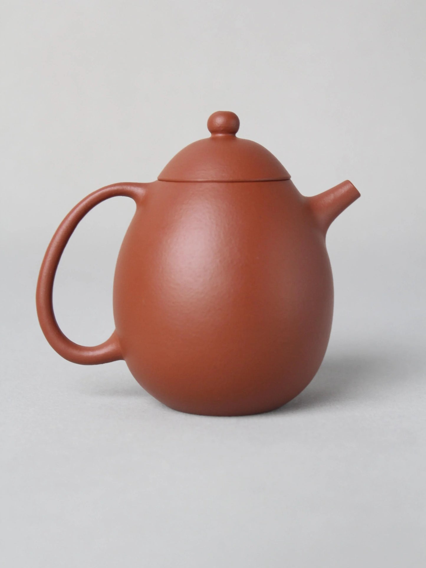 the back view of the dragon egg zisha teapot