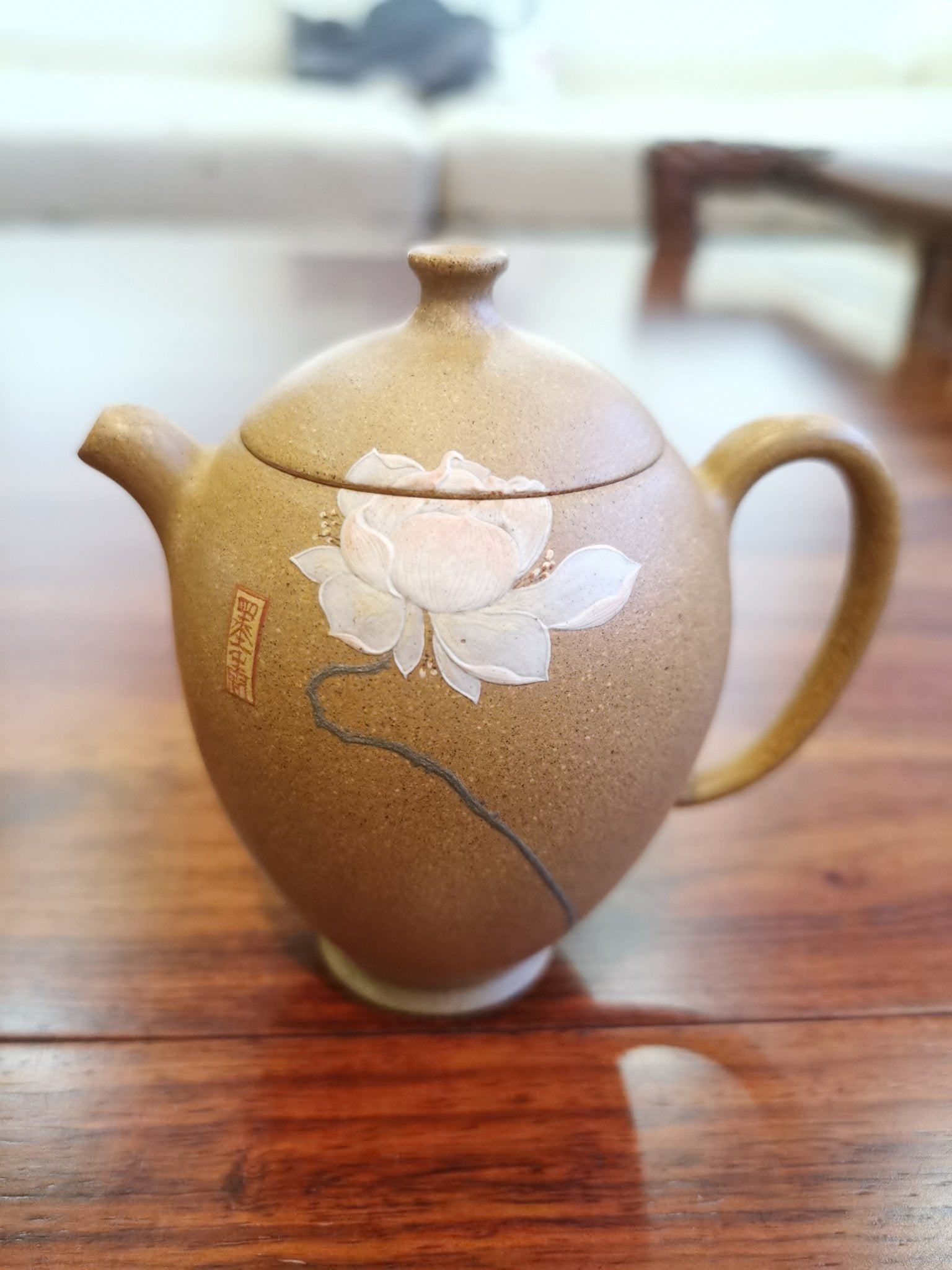 Qing Xiang (清香) Yixing Teapot 110ml Gu Fa Lian Ni (Most Archaic Clay Forming) Lao Duan Ni clay full handmade by artist Ren Wei - SiYuTao Teapot