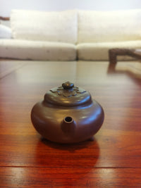 Siyutao Teapot, Good luck 如意, Authentic Yixing Zisha DiCaoQing,Excellent Clay,195ml,Full Handmade,Aged 42years - SiYuTao Teapot