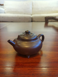 Siyutao Teapot, Good luck 如意, Authentic Yixing Zisha DiCaoQing,Excellent Clay,195ml,Full Handmade,Aged 42years - SiYuTao Teapot