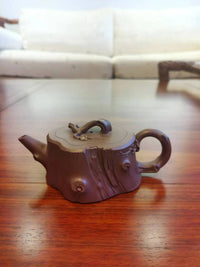 Siyutao Teapot Winter Sweet，DiCaoQing from HuangLong mine 4, 150ml,Full Handmade,GuFaLianNi and aged 26 years(only one piece) - SiYuTao Teapot