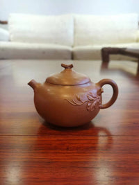 Siyutao Yixing Teapot, The Gourd 葫芦,authentic yixing Lao Duan ni from HuangLong mine 4 ,excellent clay,140ml,full handmade & aged 24 years - SiYuTao Teapot