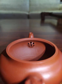Siyutao Yixing Teapot, The Squirrel 松鼠,authentic yixing zisha DaHongPao,excellent clay,120ml,full handmade & aged 35 years - SiYuTao Teapot